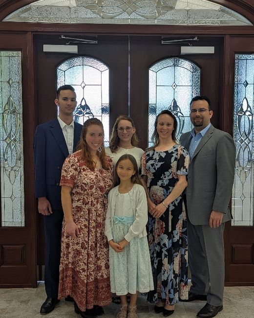 Raymond and Jennifer Johnson with their family
